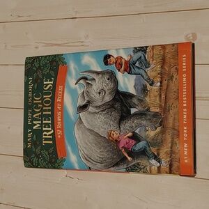Magic Tree House #37 Rhinos At Recess Children Book By Mary Pope Osborne